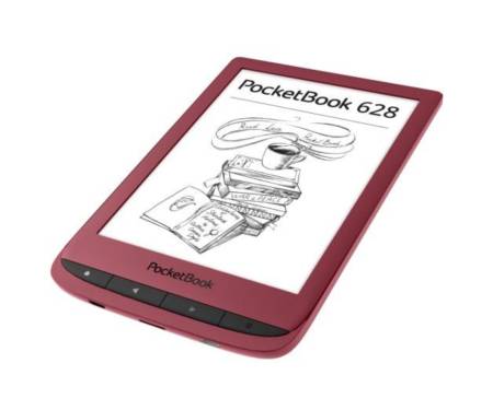 Электронная книга PocketBook 628 Touch Lux 5, Ruby Red (PB628-R-WW)