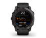 Смарт-часы Garmin Fenix 7X Pro Sapphire Solar Carbon G. DLC Tit. with Black Band (010-02778-10/11)