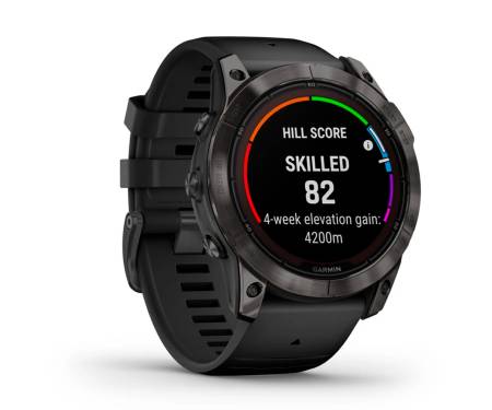 Смарт-часы Garmin Fenix 7X Pro Sapphire Solar Carbon G. DLC Tit. with Black Band (010-02778-10/11)