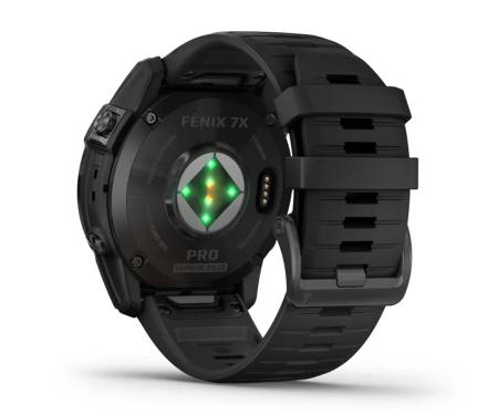 Смарт-часы Garmin Fenix 7X Pro Sapphire Solar Carbon G. DLC Tit. with Black Band (010-02778-10/11)