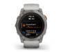 Смарт-годинник Garmin Fenix 7X Pro Sapphire Solar Titanium w. Fog Gray/Ember O. Band (010-02778-14/15)