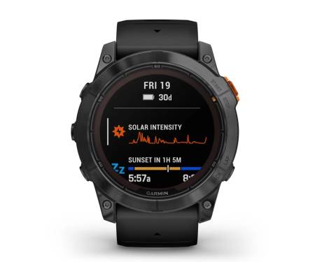 Смарт-часы Garmin Fenix 7X Pro Solar Slate Gray w. Black Band (010-02778-00/01)