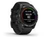 Смарт-часы Garmin Fenix 7 Pro Sapphire Solar Carbon G. DLC Tit. with Black Band (010-02777-10/11)