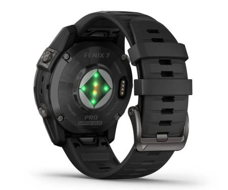 Смарт-часы Garmin Fenix 7 Pro Sapphire Solar Carbon G. DLC Tit. with Black Band (010-02777-10/11)