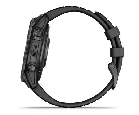 Смарт-часы Garmin Fenix 7 Pro Sapphire Solar Carbon G. DLC Tit. with Black Band (010-02777-10/11)