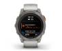 Смарт-часы Garmin Fenix 7 Pro Sapphire Solar Titanium w. Fog Gray/Ember O. Band (010-02777-20/21)