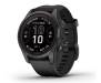 Смарт-часы Garmin Fenix 7S Pro Sapphire Solar Carbon G. DLC Tit. with Black Band (010-02776-10/11)