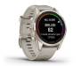 Смарт-годинник Garmin Fenix 7S Pro Sapphire Solar Soft Gold w. Light Sand Band (010-02776-14/15)