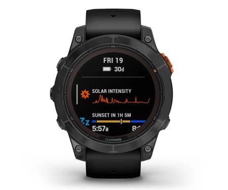 Смарт-годинник Garmin Fenix 7 Pro Solar Slate Gray w. Black Band (010-02777-00/01)