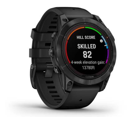 Смарт-годинник Garmin Fenix 7 Pro Solar Slate Gray w. Black Band (010-02777-00/01)