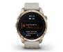 Смарт-годинник Garmin Fenix 7S Sapphire Solar Cream G. Titanium w. Cream H. Nylon Band (010-02539-39)