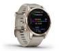 Смарт-годинник Garmin Fenix 7S Sapphire Solar Cream G. Titanium w. Cream H. Nylon Band (010-02539-39)