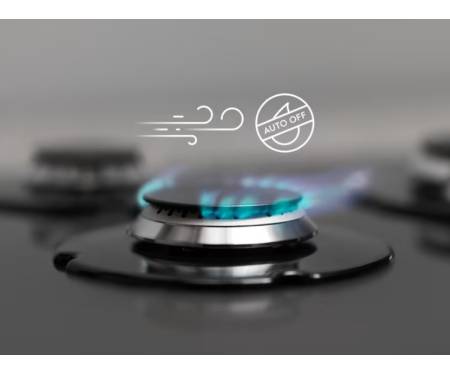 Electrolux Варочная поверхность газовая, 60см, чугун, черный мат.