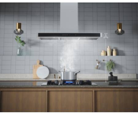Electrolux Варильна поверхня газова на склі, 60см, чавун, електрон. керування, Hob2Hood, чорний