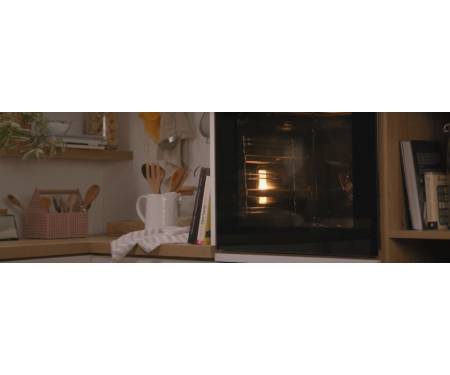Gorenje Духовой шкаф электрический, 77л, A, пар, дисплей, макс.темпер.-300, белый