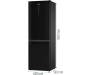 Gorenje Холодильник з нижн. мороз. камерою 185х60х60см, 2 двері, 204(96)л, А++, NoFrost+ , LED дисплей, Зона св-ті, чорний