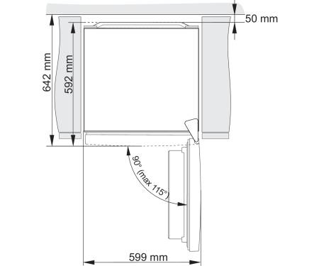 Gorenje Холодильник з нижн. мороз. камерою 185х60х60см, 2 двері, 204(96)л, А++, NoFrost+ , LED дисплей, Зона св-ті, чорний