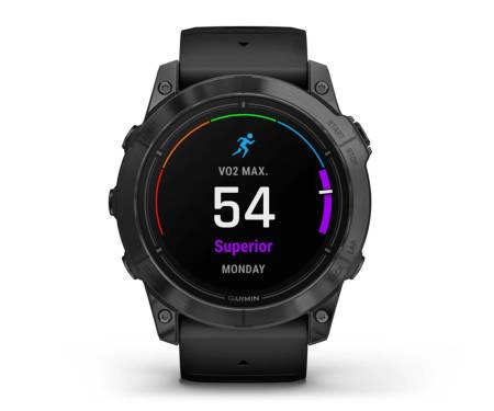 Смарт-годинник Garmin Epix Pro (Gen 2) 51mm Slate Gray w. Black Band (010-02804-20/21)