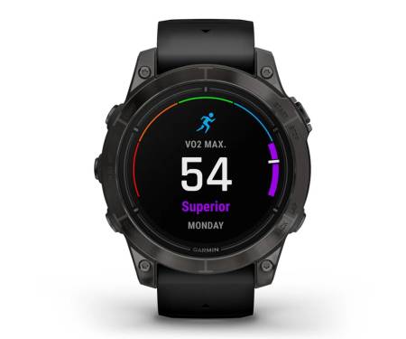 Смарт-часы Garmin Epix Pro (Gen 2) Sapphire 47mm Carbon G. DLC Tit. with Black Band (010-02803-10/11)