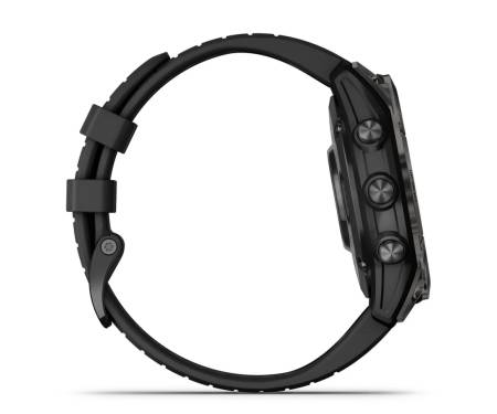 Смарт-часы Garmin Epix Pro (Gen 2) Sapphire 47mm Carbon G. DLC Tit. with Black Band (010-02803-10/11)