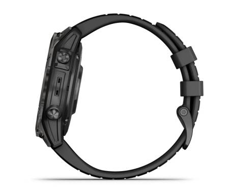 Смарт-часы Garmin Epix Pro (Gen 2) Sapphire 47mm Carbon G. DLC Tit. with Black Band (010-02803-10/11)