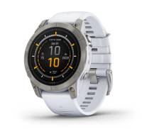Смарт-годинник Garmin Epix Pro (Gen 2) Sapphire 47mm Titanium w. Whitestone Band (010-02803-20/21)