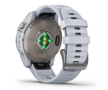 Смарт-годинник Garmin Epix Pro (Gen 2) Sapphire 47mm Titanium w. Whitestone Band (010-02803-20/21)