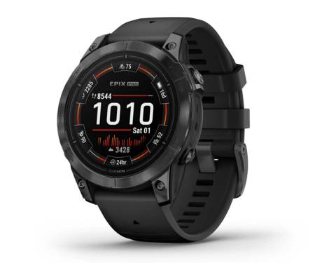 Смарт-часы Garmin Epix Pro (Gen 2) 47mm Slate Gray w. Black Band (010-02803-00/01)