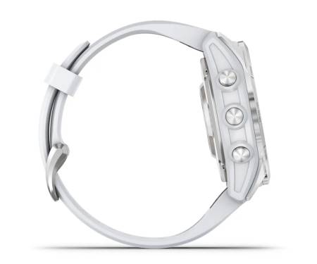 Смарт-годинник Garmin Epix Pro (Gen 2) 42mm Silver w. Whitestone Band (010-02802-00/01)