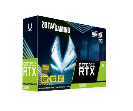 Zotac Видеокарта GeForce RTX 3050 8GB GDDR6 Gaming Twin Edge OC
