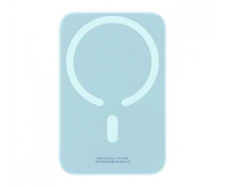 Power Bank Baseus Magnetic Wireless 6000mAh 20W Blue (PPCX020003)