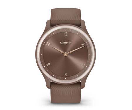 Смарт-часы Garmin Vivomove Sport Cocoa Case and S. Band w. P. Gold Accents (010-02566-02)
