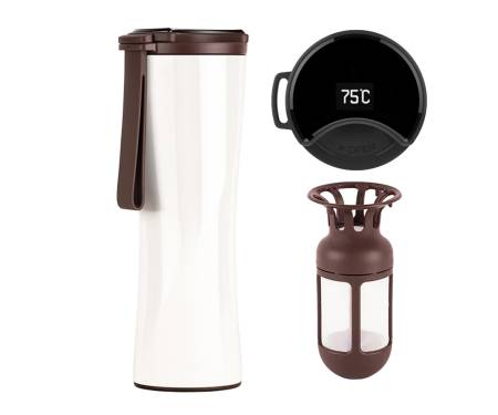 Термокружка Xiaomi Kiss Kiss Fish MOKA OLED (430 мл, White)
