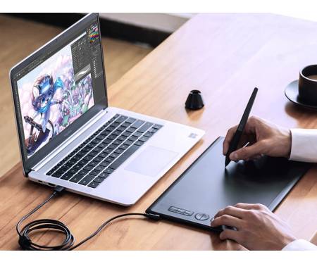 Huion Графический планшет H610X Black