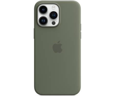 Чехол для Apple iPhone 14 Pro Max Silicone Case with MagSafe Olive Copy 2