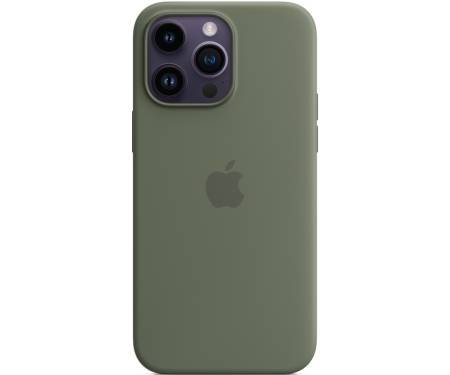 Чехол для Apple iPhone 14 Pro Max Silicone Case with MagSafe Olive Copy 3