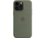 Чехол для Apple iPhone 14 Pro Max Silicone Case with MagSafe Olive Copy 4