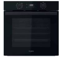 Whirlpool Духовой шкаф электрический, 71л, A+, дисплей, конвекция, телескопические направляющие, черный