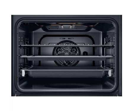 Whirlpool Духовой шкаф электрический, 71л, A+, дисплей, конвекция, телескопические направляющие, черный