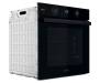 Whirlpool Духовой шкаф электрический, 71л, A+, дисплей, конвекция, телескопические направляющие, пар, черный