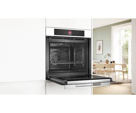 Bosch Духовой шкаф электрический, 71л, A+, дисплей, конвекция, пиролиз, белый