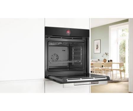 Bosch Духовой шкаф электрический, 71л, A+, дисплей, конвекция, черный