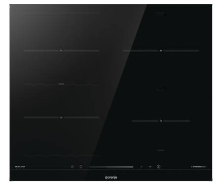 Gorenje Варочная поверхность индукционная, 60см, обьединение конфорок, черный