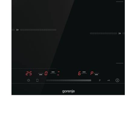 Gorenje Варочная поверхность индукционная, 60см, обьединение конфорок, черный