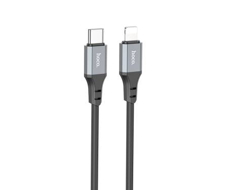 Кабель Hoco X92 Honest silicone charging data cable for Lightning 3M Black 1