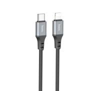 Кабель Hoco X92 Honest silicone charging data cable for Lightning 3M Black