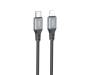 Кабель Hoco X92 Honest silicone charging data cable for Lightning 3M Black 1