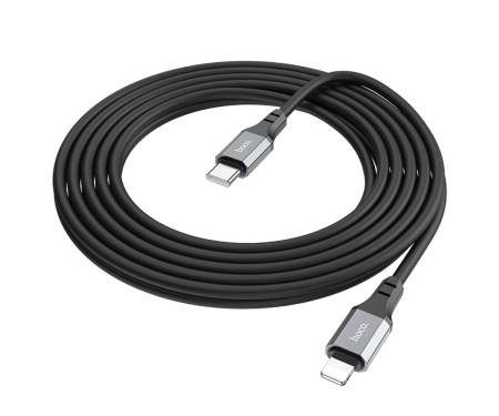 Кабель Hoco X92 Honest silicone charging data cable for Lightning 3M Black 3