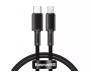 Кабель Baseus Type-C to Lightning PD 20W 1M High Density Braided Black (CATLGD-01) 1