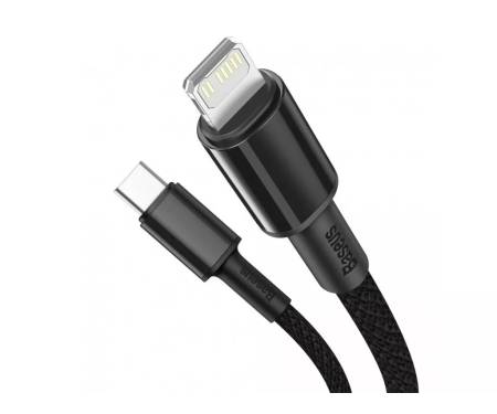 Кабель Baseus Type-C to Lightning PD 20W 1M High Density Braided Black (CATLGD-01) 2